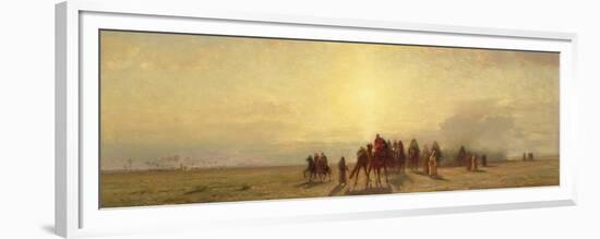 Caravan in the Desert, 1878-Samuel Colman-Framed Giclee Print