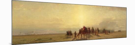 Caravan in the Desert, 1878-Samuel Colman-Mounted Giclee Print