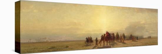 Caravan in the Desert, 1878-Samuel Colman-Stretched Canvas