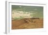 Caravan in the Desert-Cesare Biseo-Framed Giclee Print