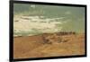 Caravan in the Desert-Cesare Biseo-Framed Giclee Print