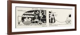 Caravan Interior-William Heath Robinson-Framed Premium Giclee Print