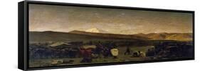 Caravan Park in Persia, 1859-Alberto Pasini-Framed Stretched Canvas