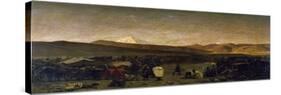 Caravan Park in Persia, 1859-Alberto Pasini-Stretched Canvas