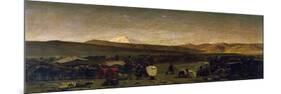 Caravan Park in Persia, 1859-Alberto Pasini-Mounted Giclee Print