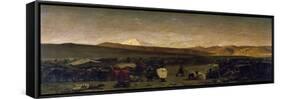 Caravan Park in Persia, 1859-Alberto Pasini-Framed Stretched Canvas