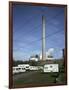 Caravan Site next to Powewr Station-Robert Brook-Framed Photographic Print