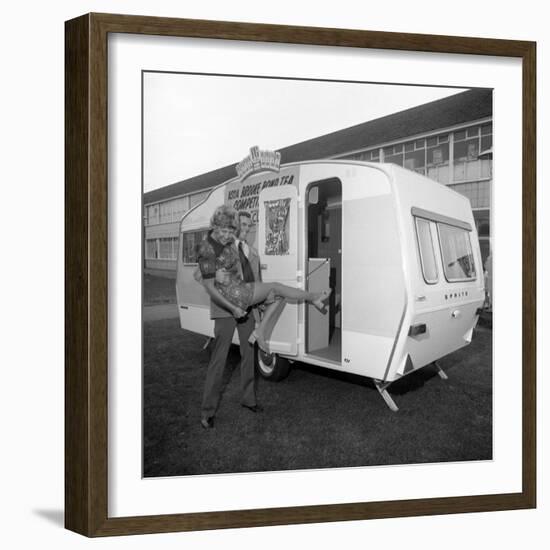 Caravan Winners, Rotherham, South Yorkshire, 1972-Michael Walters-Framed Photographic Print