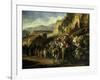 Caravane Dans Les Monts D'Atlas (Caravan in the Atlas Mountains, Morocco)-Jean-Joseph Bellel-Framed Giclee Print