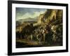 Caravane Dans Les Monts D'Atlas (Caravan in the Atlas Mountains, Morocco)-Jean-Joseph Bellel-Framed Giclee Print