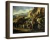 Caravane Dans Les Monts D'Atlas (Caravan in the Atlas Mountains, Morocco)-Jean-Joseph Bellel-Framed Giclee Print