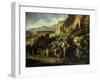 Caravane Dans Les Monts D'Atlas (Caravan in the Atlas Mountains, Morocco)-Jean-Joseph Bellel-Framed Giclee Print