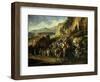 Caravane Dans Les Monts D'Atlas (Caravan in the Atlas Mountains, Morocco)-Jean-Joseph Bellel-Framed Giclee Print