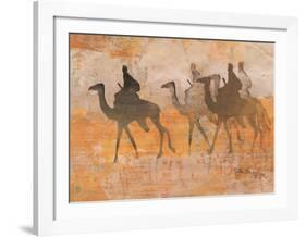 Caravane-Ben Ouaghrem-Framed Art Print