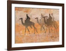 Caravane-Ben Ouaghrem-Framed Art Print