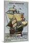 Caravel of Christopher Columbus, 15th Century-null-Mounted Giclee Print