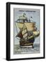 Caravel of Christopher Columbus, 15th Century-null-Framed Giclee Print