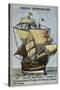 Caravel of Christopher Columbus, 15th Century-null-Stretched Canvas