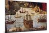 Caravels and Boats-Alejo Fernandez-Mounted Giclee Print