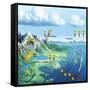 Carbon Cycle-Spencer Sutton-Framed Stretched Canvas