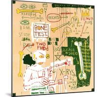 Carbon dating System Versus Scratchproof Tape, 1982-Jean-Michel Basquiat-Mounted Giclee Print