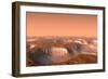 Carbon Dioxide Ice on Mars, Artwork-Chris Butler-Framed Premium Photographic Print