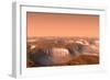 Carbon Dioxide Ice on Mars, Artwork-Chris Butler-Framed Photographic Print