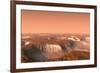 Carbon Dioxide Ice on Mars, Artwork-Chris Butler-Framed Photographic Print