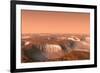 Carbon Dioxide Ice on Mars, Artwork-Chris Butler-Framed Photographic Print