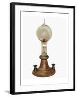 Carbon Filament Lamp, Invented by Edison in 1879-Thomas Alva Edison-Framed Art Print