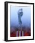 Carbon Footprint, Conceptual Image-David Gifford-Framed Photographic Print