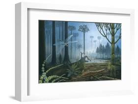 Carboniferous Landscape-null-Framed Photographic Print