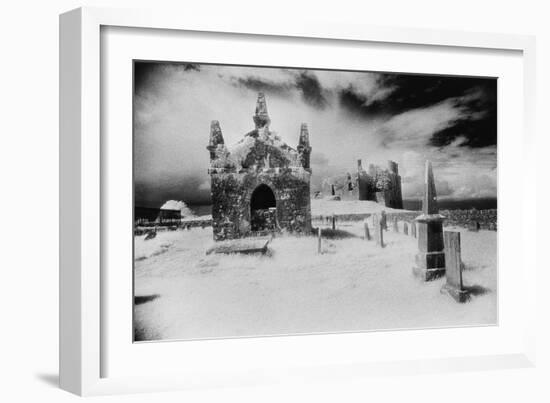 Carbury Castle and Graveyard, County Kildare, Ireland-Simon Marsden-Framed Giclee Print