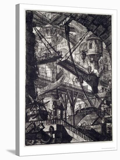 Carceri VII, 1760-Giovanni Battista Piranesi-Stretched Canvas