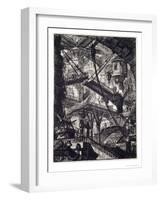 Carceri VII, 1760-Giovanni Battista Piranesi-Framed Giclee Print