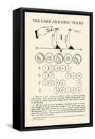 Card And Dime Tricks-null-Framed Stretched Canvas