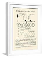 Card And Dime Tricks-null-Framed Art Print