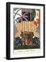 Card Commemorating the Allies in the First World War-null-Framed Giclee Print