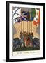 Card Commemorating the Allies in the First World War-null-Framed Giclee Print