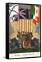 Card Commemorating the Allies in the First World War-null-Framed Stretched Canvas