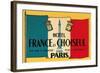 Card for Hotel France et Choiseul-null-Framed Art Print