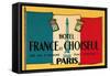 Card for Hotel France et Choiseul-null-Framed Stretched Canvas