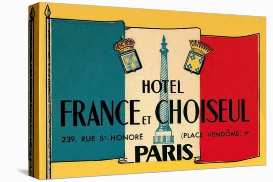 Card for Hotel France et Choiseul-null-Stretched Canvas