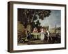 Card Game, 18th Century-null-Framed Giclee Print