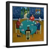 Card Game-Jerzy Marek-Framed Giclee Print