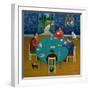 Card Game-Jerzy Marek-Framed Giclee Print