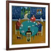 Card Game-Jerzy Marek-Framed Giclee Print