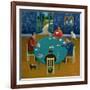 Card Game-Jerzy Marek-Framed Giclee Print