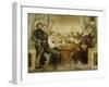 Card Games-Giovanni Antonio Fasolo-Framed Giclee Print