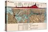 Card: Panama Canal, 1914-null-Stretched Canvas